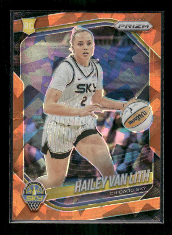 Hailey Van Lith - 2025 Prizm WNBA - Orange Ice - Rookie