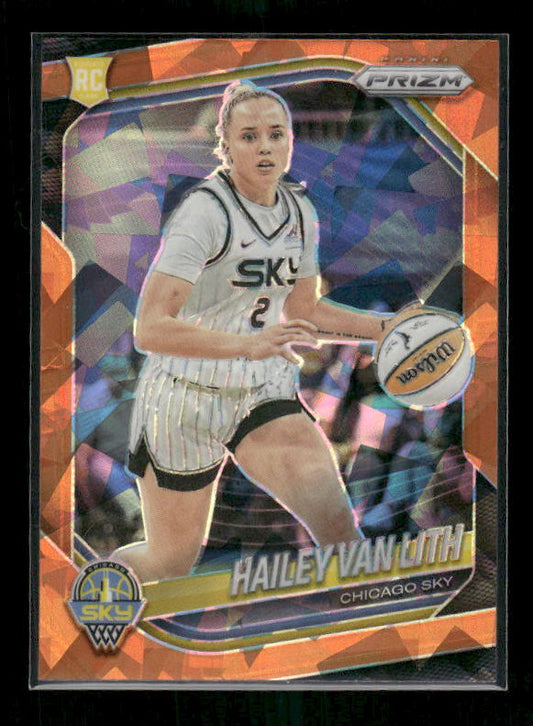 Hailey Van Lith - 2025 Prizm WNBA - Orange Ice - Rookie