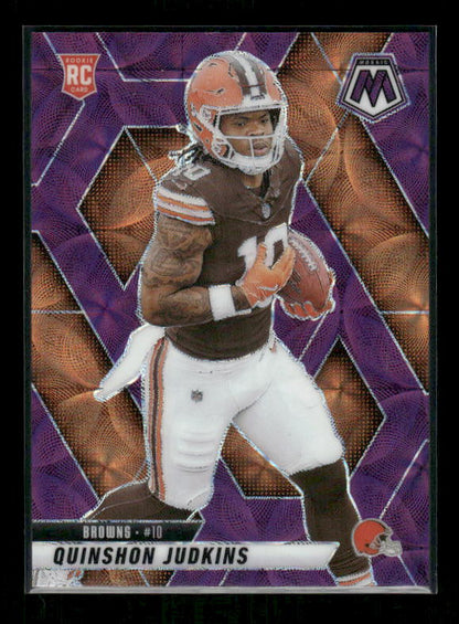 Quinshon Judkins - 2025 Mosaic Football - Purple Scope - Rookie