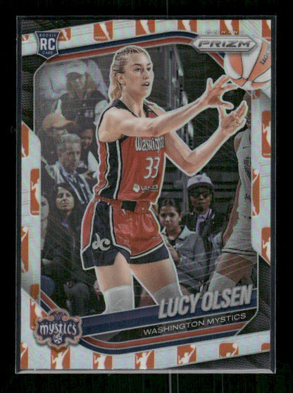 Lucy Olsen - 2025 Prizm WNBA - WNBA Logo Prizm - Rookie