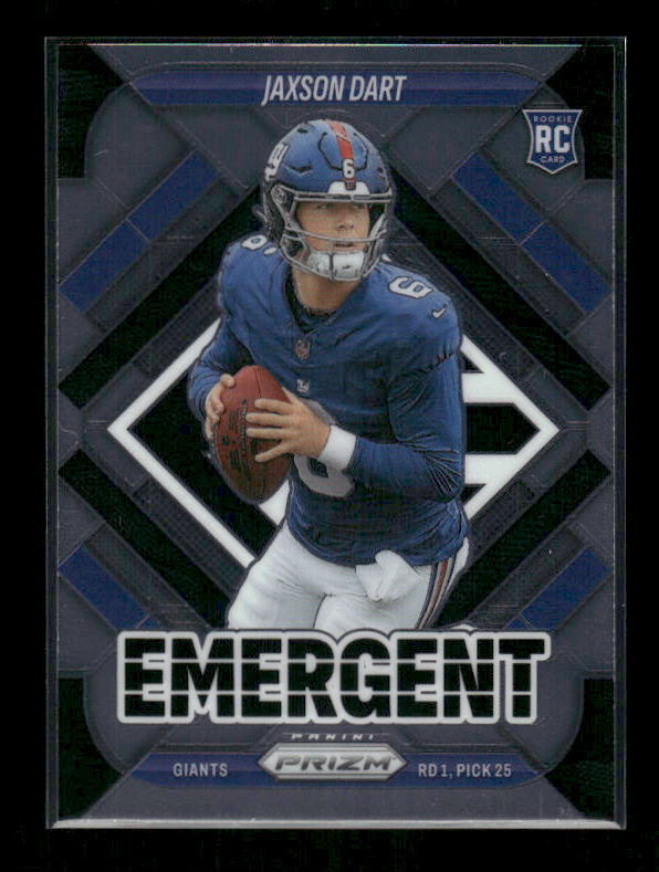 Jaxson Dart - 2025 Prizm Football - Emergent - Rookie