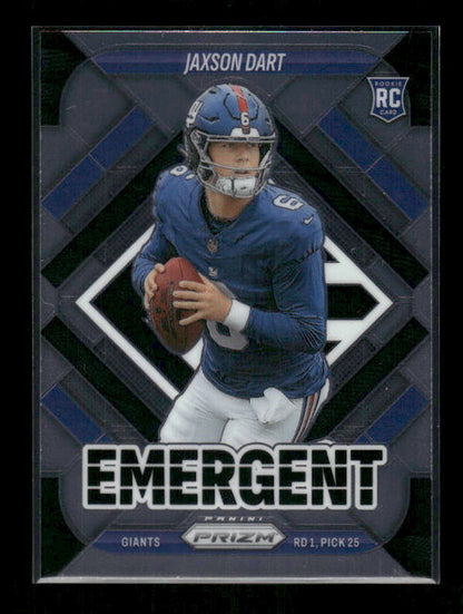 Jaxson Dart - 2025 Prizm Football - Emergent - Rookie