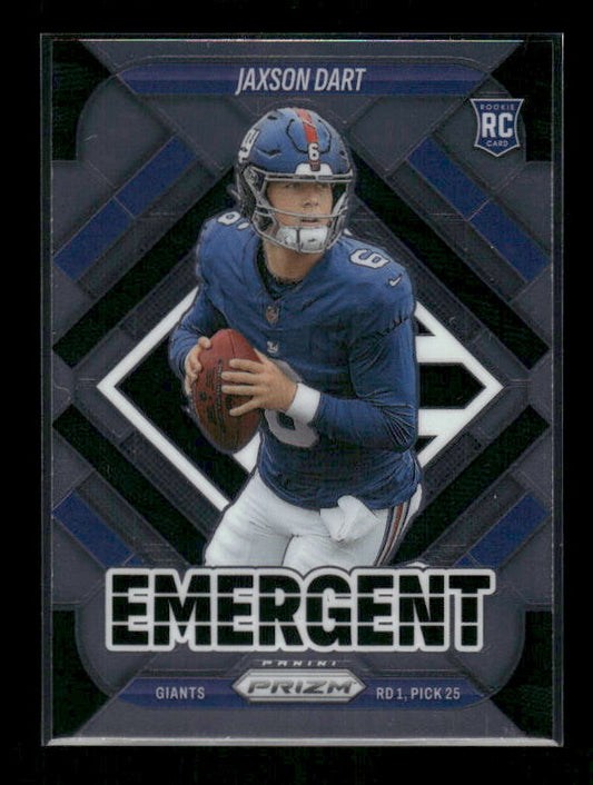 Jaxson Dart - 2025 Prizm Football - Emergent - Rookie