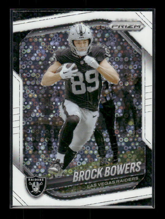 Brock Bowers - 2025 Prizm Football - White Disco