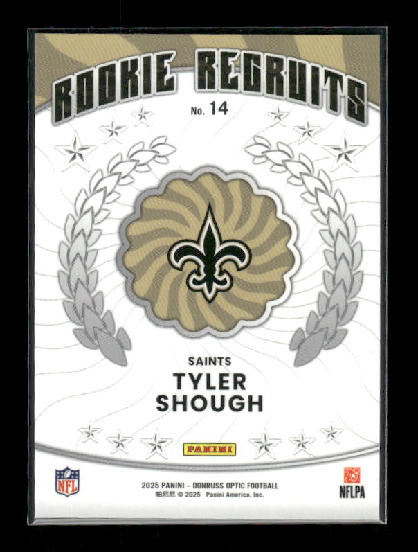 Tyler Shough - 2025 Optic Football - Rookie Recruits