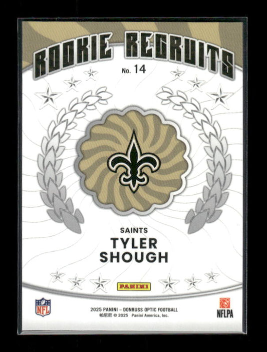 Tyler Shough - 2025 Optic Football - Rookie Recruits