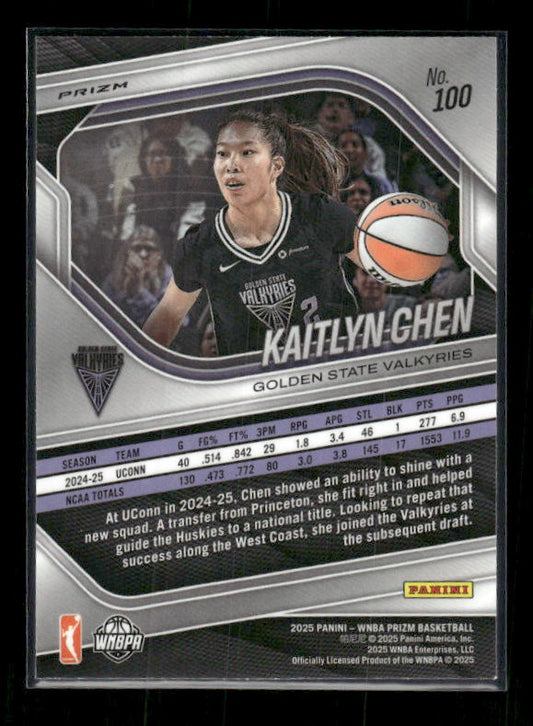 Kaitlyn Chen - 2025 Prizm WNBA - WNBA Logo Prizm - Rookie