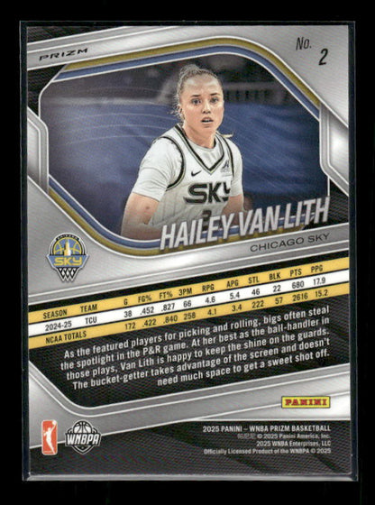 Hailey Van Lith - 2025 Prizm WNBA - WNBA Logo Prizm - Rookie