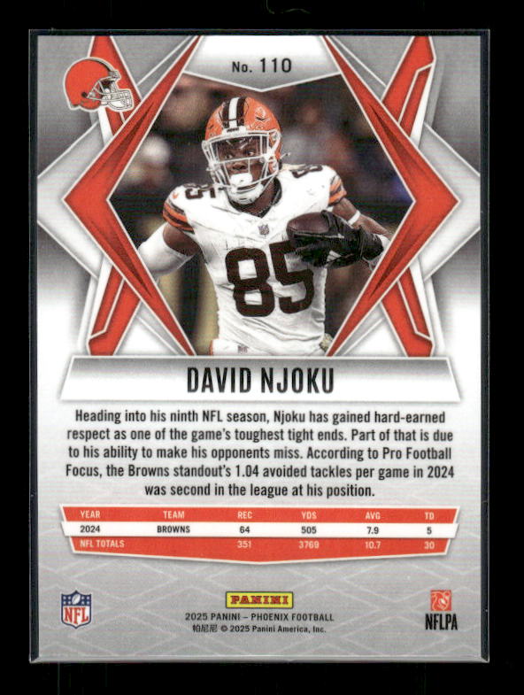 David Njoku - 2025 Phoenix Football - Hyper Prizm