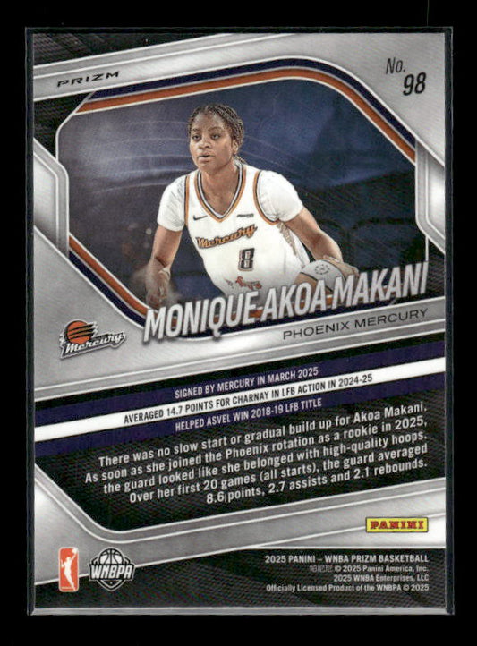Monique Akoa Makani - 2025 Prizm WNBA - Cracked Ice - Rookie