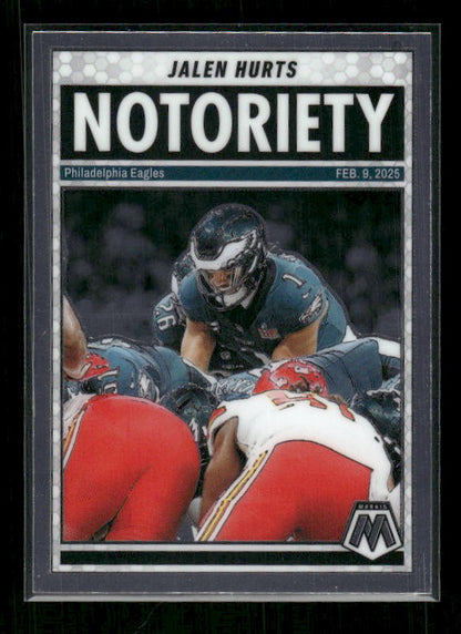 Jalen Hurts - 2025 Mosaic Football - Notoriety