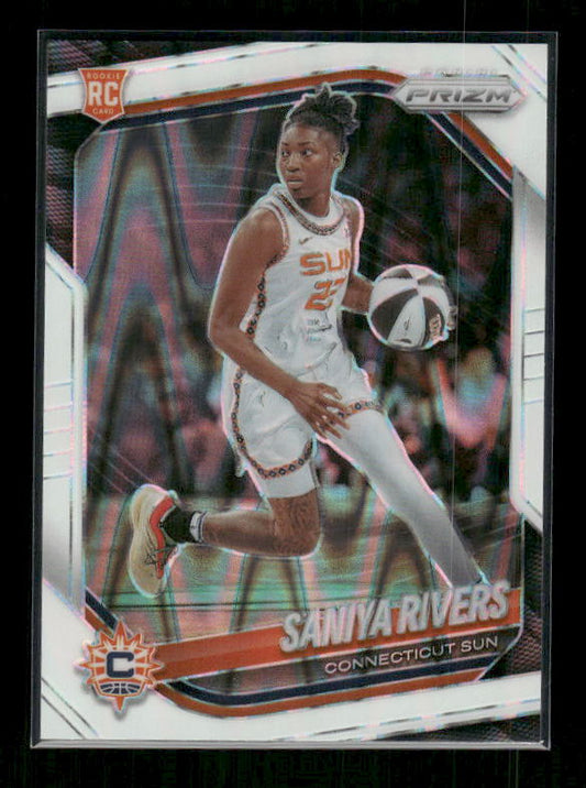 Saniya Rivers - 2025 Prizm WNBA - White Seismic - Rookie