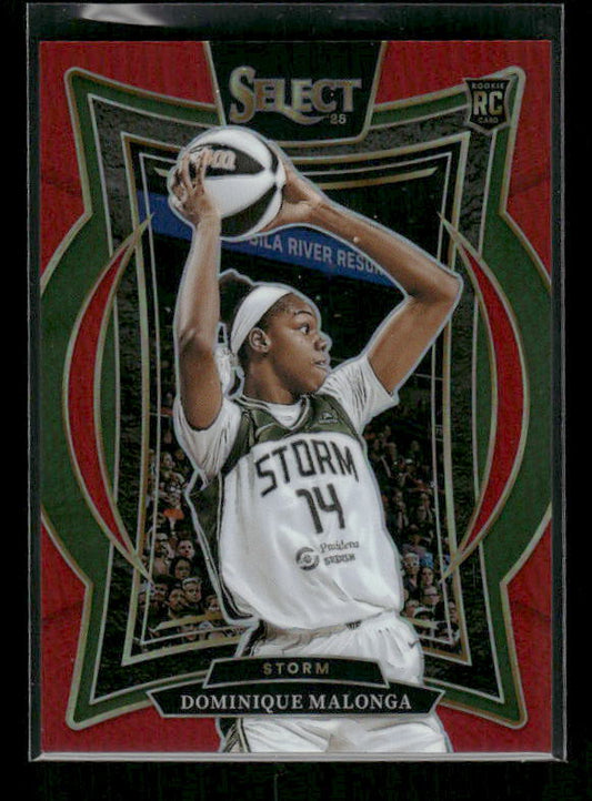 Dominique Malonga - 2025 Select WNBA - Red Prizm /149 - Rookie