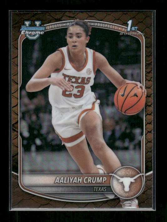 Aaliyah Crump - 2025-26 Bowman Basketball - Reptilian - 1st Bowman
