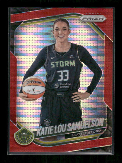 Katie Lou Samuelson - 2025 Prizm WNBA - Red Pulsar Prizm /299