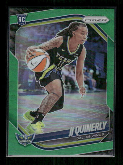 JJ Quinerly - 2025 Prizm WNBA - Green Prizm - Rookie