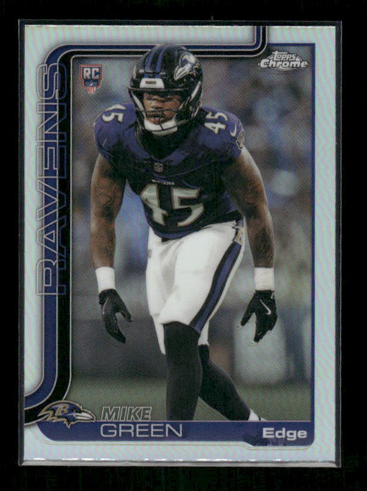 Mike Green - 2025 Topps Chrome Football - Refractor - Rookie