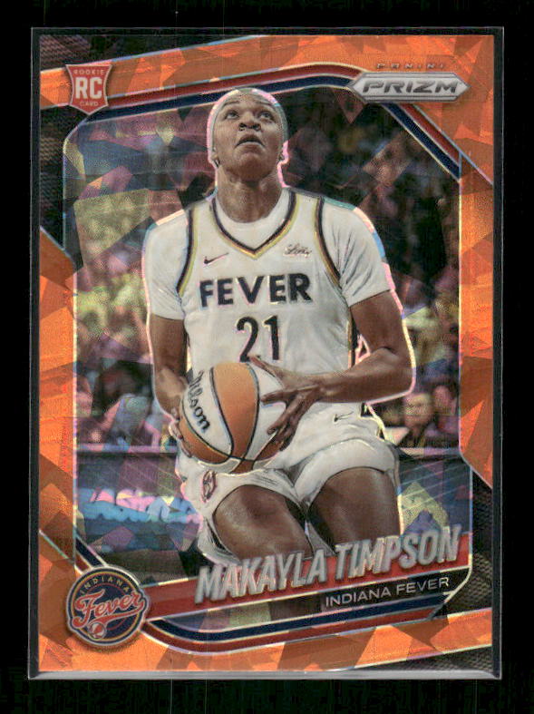 Makayla Timpson - 2025 Prizm WNBA - Orange Ice - Rookie