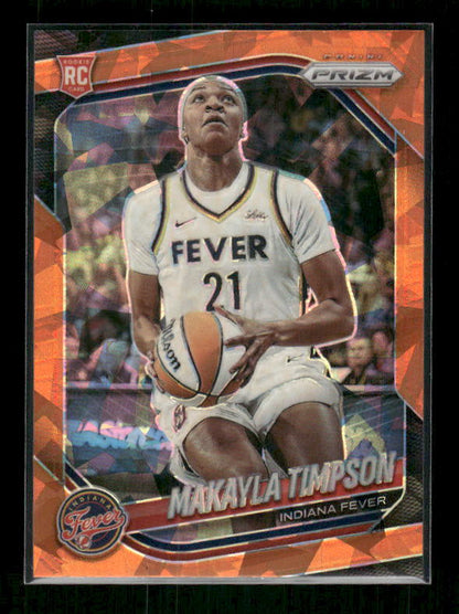 Makayla Timpson - 2025 Prizm WNBA - Orange Ice - Rookie