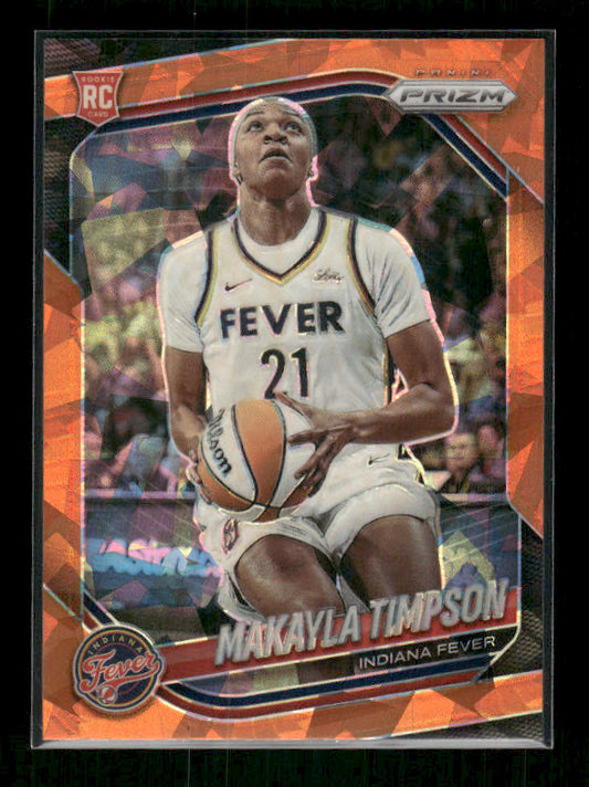 Makayla Timpson - 2025 Prizm WNBA - Orange Ice - Rookie