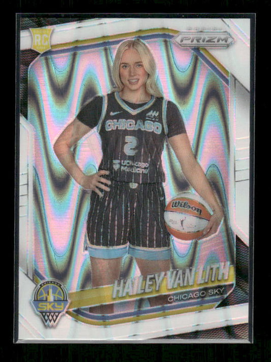 Hailey Van Lith - 2025 Prizm WNBA - White Seismic - Rookie Variation