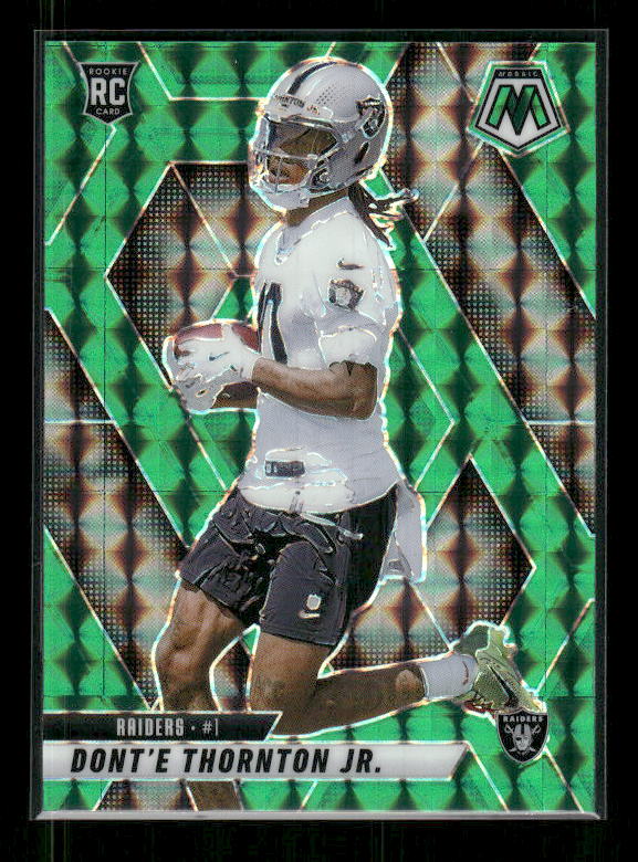 Dont'e Thornton Jr. - 2025 Mosaic Football - Green Mosaic - Rookie