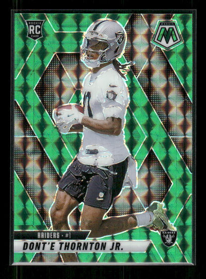 Dont'e Thornton Jr. - 2025 Mosaic Football - Green Mosaic - Rookie