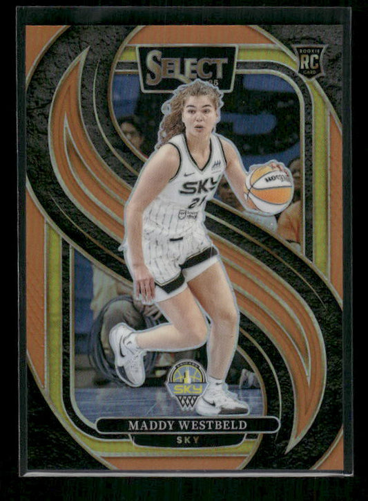 Maddy Westbeld - 2025 Select WNBA - Premier Orange Prizm /125 - Rookie