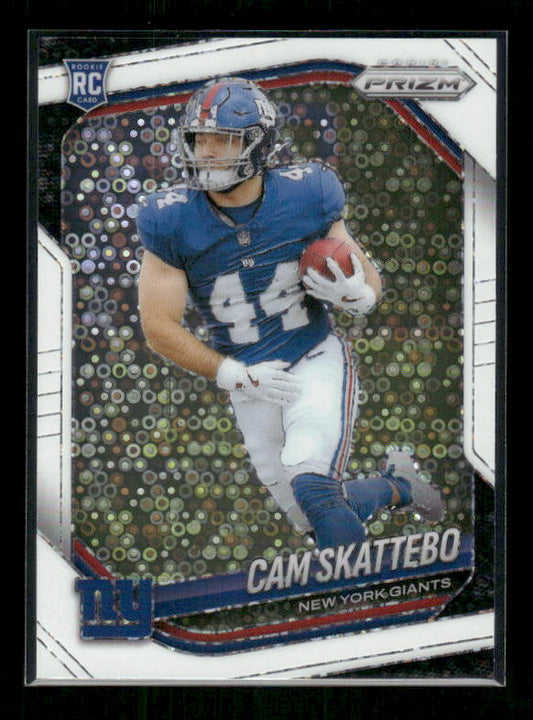 Cam Skattebo - 2025 Prizm Football - White Disco - Rookie