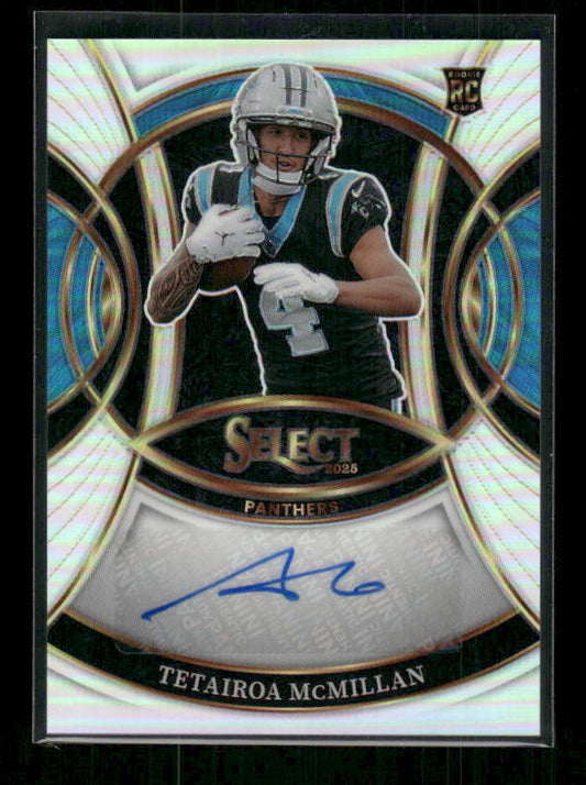 Tetairoa McMillan - 2025 Select Football - Rookie Signatures Auto