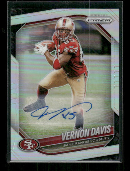 Vernon Davis - 2025 Prizm Football - Silver Prizm Auto