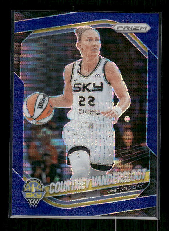Courtney Vandersloot - 2025 Prizm WNBA - Blue Pulsar /199
