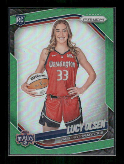 Lucy Olsen - 2025 Prizm WNBA - Green Prizm - Rookie Variation