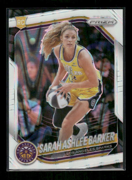 Sarah Ashlee Barker - 2025 Prizm WNBA - White Seismic - Rookie