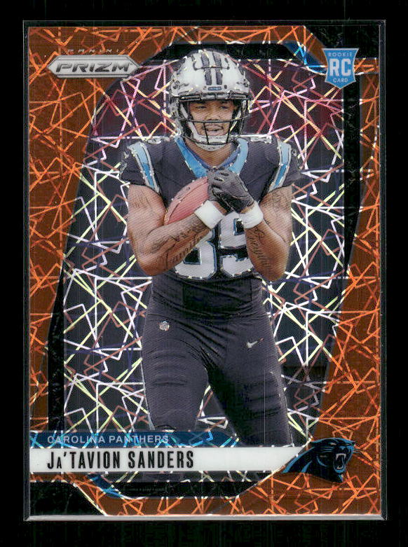 Ja'Tavion Sanders - 2024 Panini Prizm - Lazer Prizm - Rookie