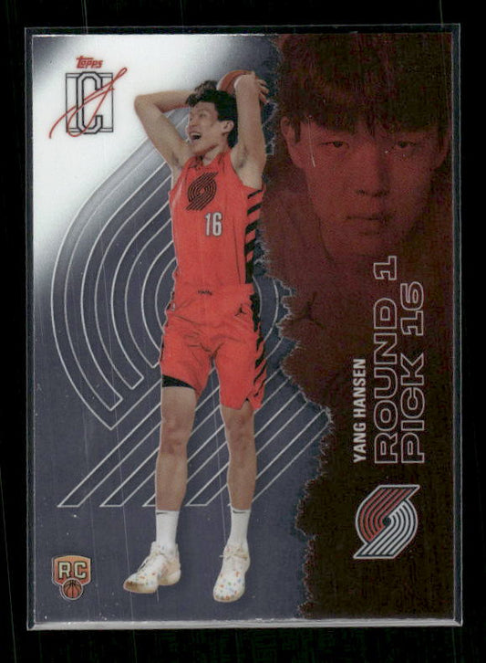 Yang Hansen - 2025/26 Topps Signature Class Basketball - Refractor - Rookie