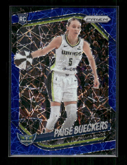 Paige Bueckers - 2025 Prizm WNBA - Blue Velocity - Rookie