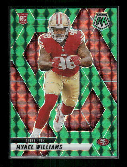 Mykel Williams - 2025 Mosaic Football - Green Mosaic - Rookie