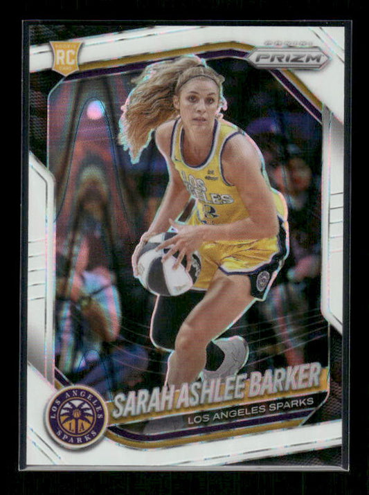 Sarah Ashlee Barker - 2025 Prizm WNBA - White Seismic - Rookie
