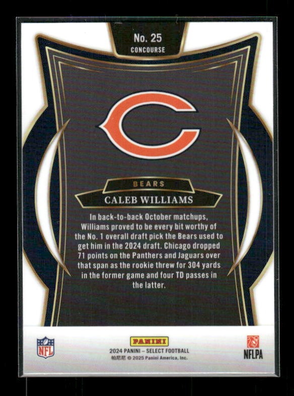 Caleb Williams - 2024 Select Football - Rookie