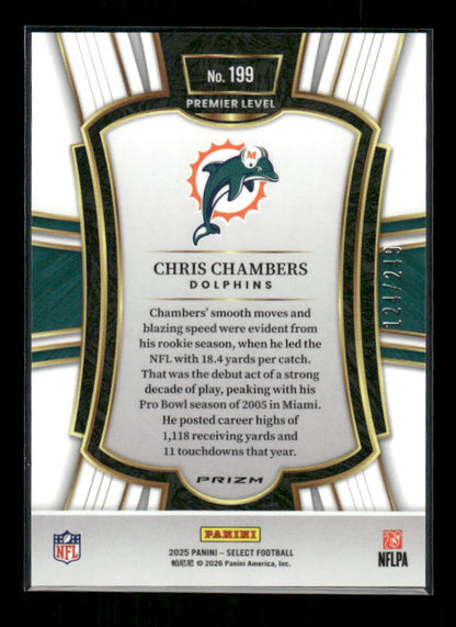 Chris Chambers - 2025 Select Football - Premier Red Shock /249
