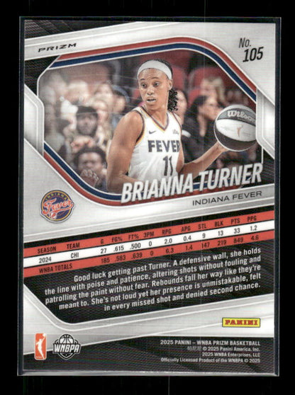 Brianna Turner - 2025 Prizm WNBA - Green Prizm
