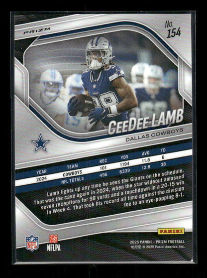 CeeDee Lamb - 2025 Prizm Football - Red White & Blue Prizm