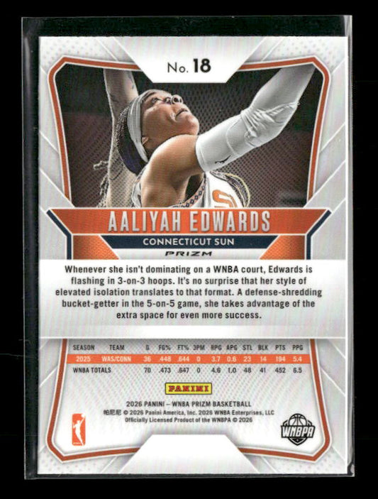 Aaliyah Edwards - 2026 Prizm WNBA - Hyper Prizm