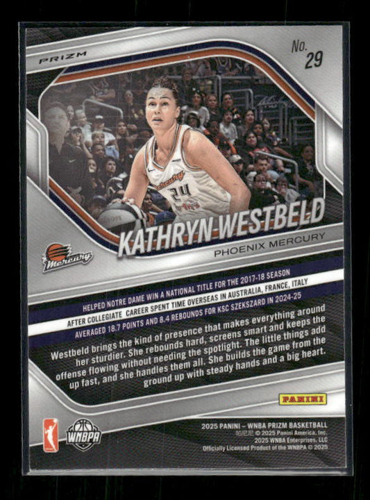 Kathryn Westbeld - 2025 Prizm WNBA - WNBA Logo Prizm - Rookie