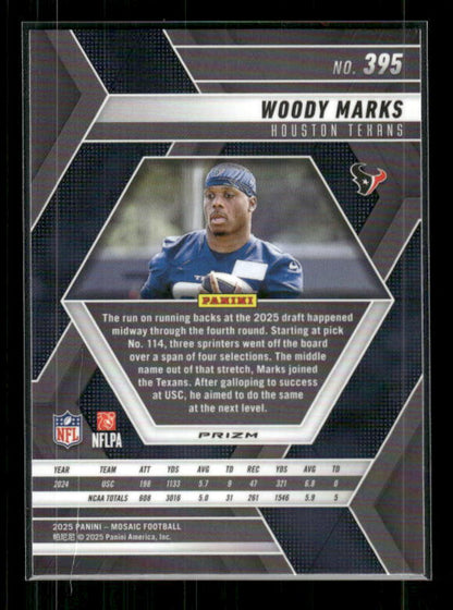 Woody Marks - 2025 Mosaic Football - Mosaic Prizm - Rookie