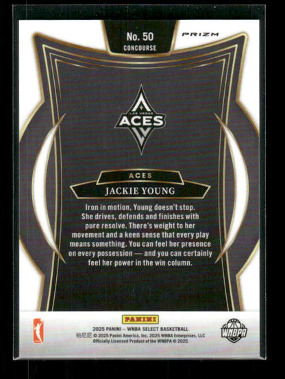 Jackie Young - 2025 Select WNBA - Blue Shimmer /7