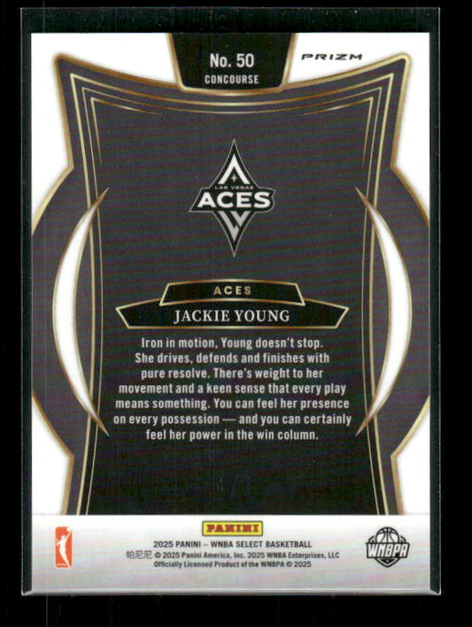 Jackie Young - 2025 Select WNBA - Blue Shimmer /7