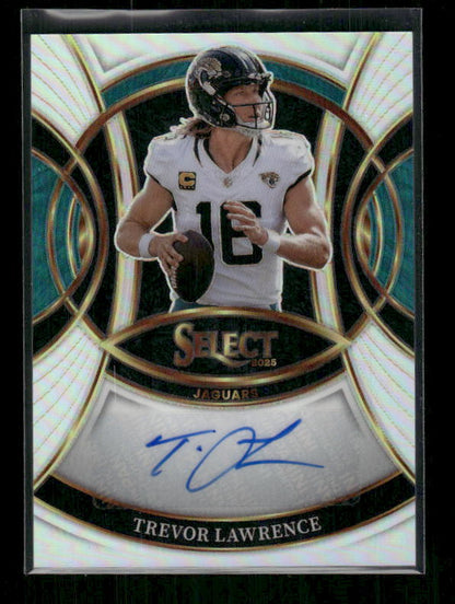 Trevor Lawrence - 2025 Select Football - Signatures Auto