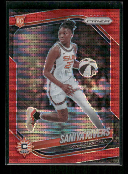 Saniya Rivers - 2025 Prizm WNBA - Red Pulsar /299 - Rookie